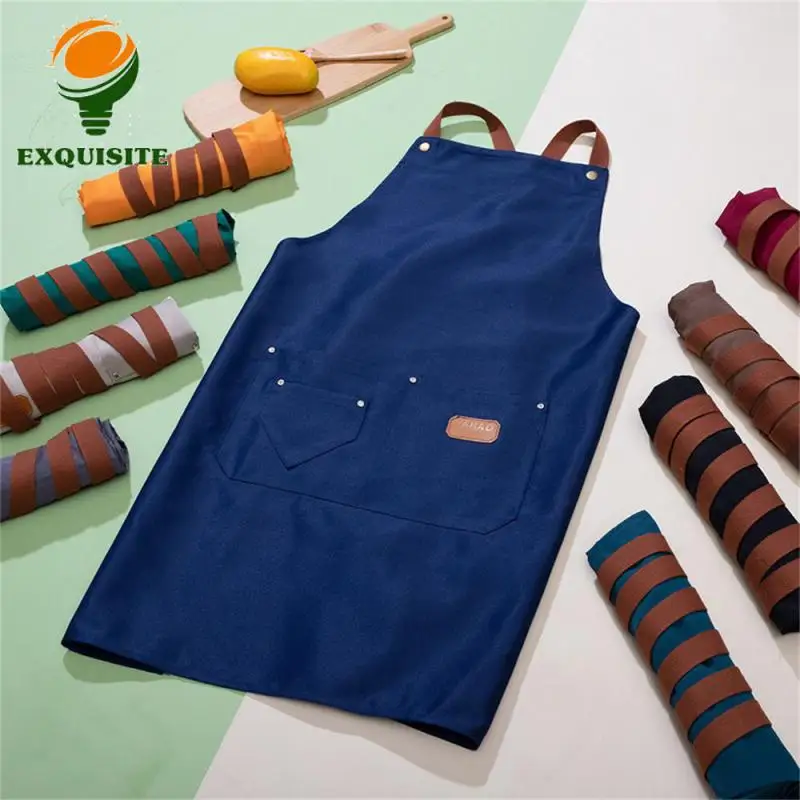 Beauty Nail Salon Quality Apron Easy To Carry Durable Work Chef Apron Functional One Size Fits All Work Clothes Durable Apron