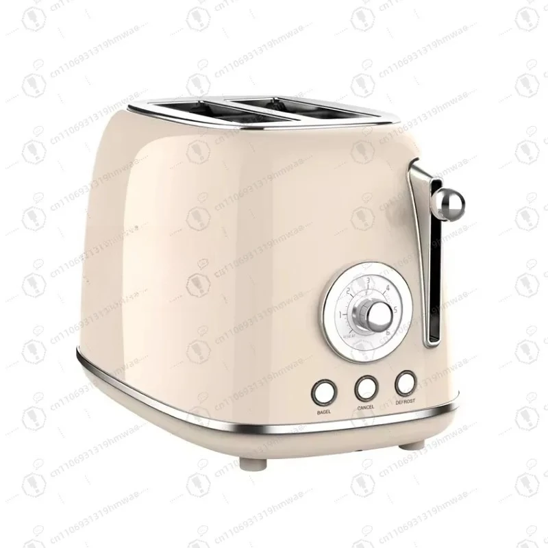 High Quality Toaster 2 Slices Retro Toaster Sandwich Pop-up Stainless Steel Toaster