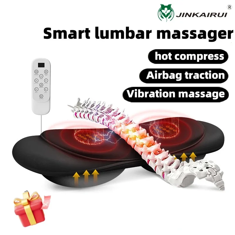 

Jinkairui Lumbar Vertebra Lift Massager with Pulse Heat Compress Technology for Enhanced Waist Curvature Improvement