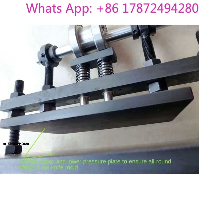 Manual Leather Creasing Cutting Machine 2025 Useful 1837 914 370*265 Perforated Leather Die Cuttin