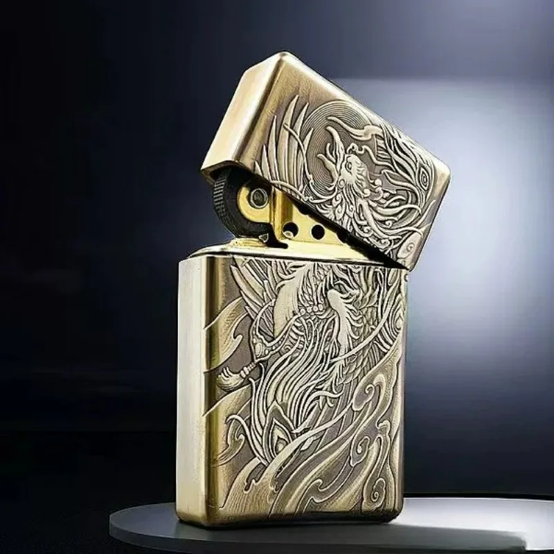 

ZORRO классическое качество, высококачественное латунное бронированное масло, 588, зажигалка, рельефная серия, узкая машина, подарок, подарок для мужчин, курительная зажигалка