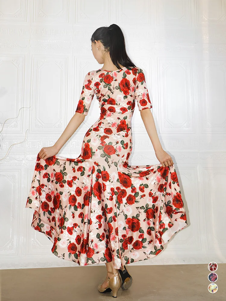 2025 Abito da ballo moderno femminile Colore Grande abito da ballo per sala da ballo a lisca di pesce Tl824