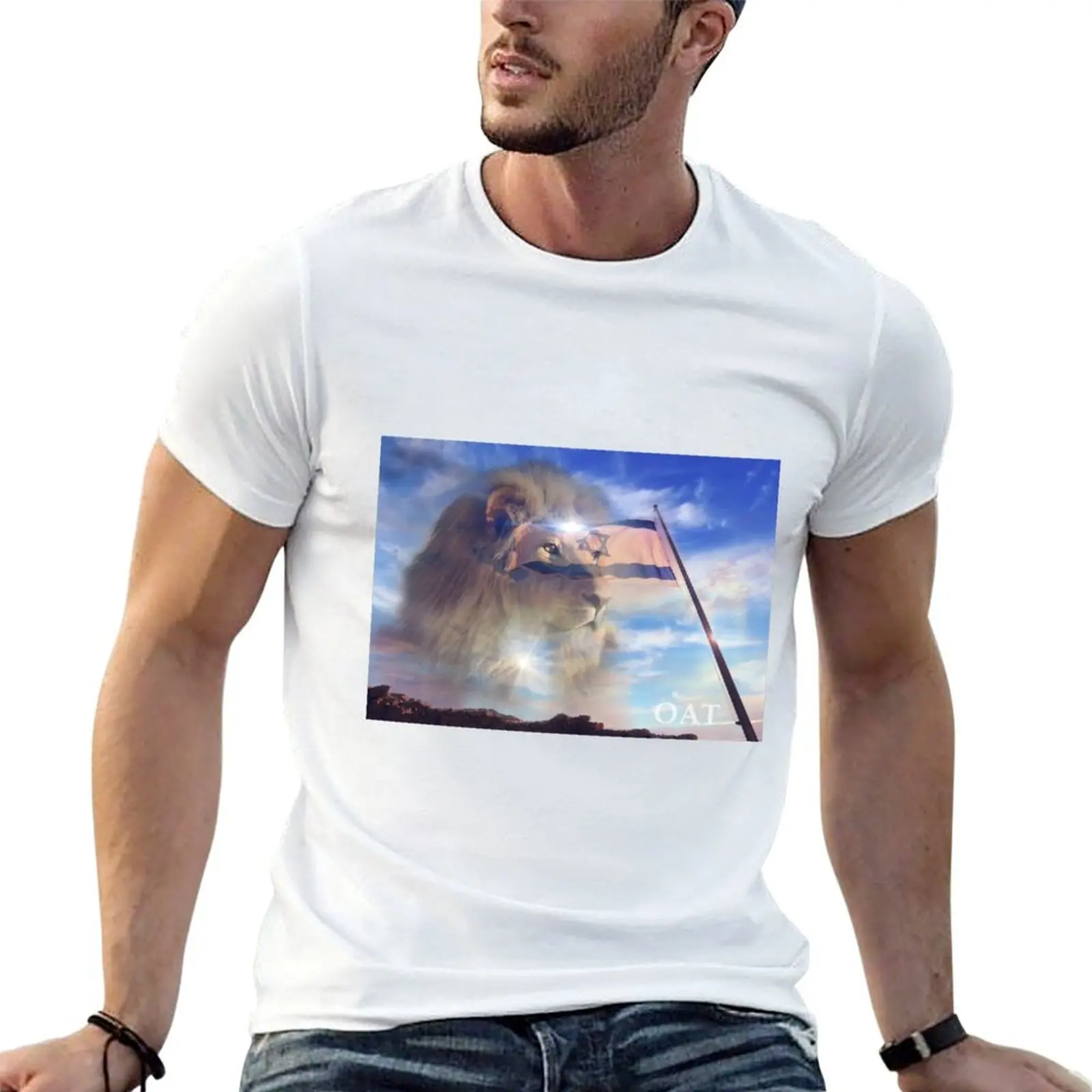 

Yeshua Hamashiach T-Shirt man t shirt heavy cotton man t shirts for men T-Shirt