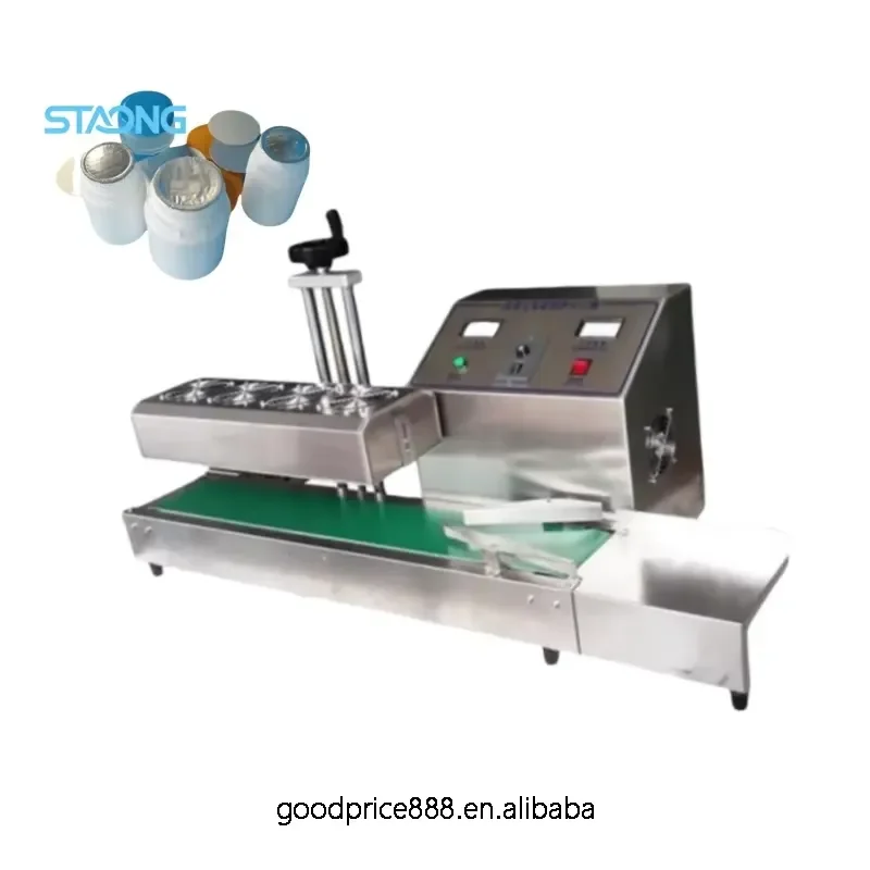 HOT *2026* High Speed Induction Aluminum Foil Film Sealing Machine for Plastic Round Bottle Capping and Cans Sealing Machines