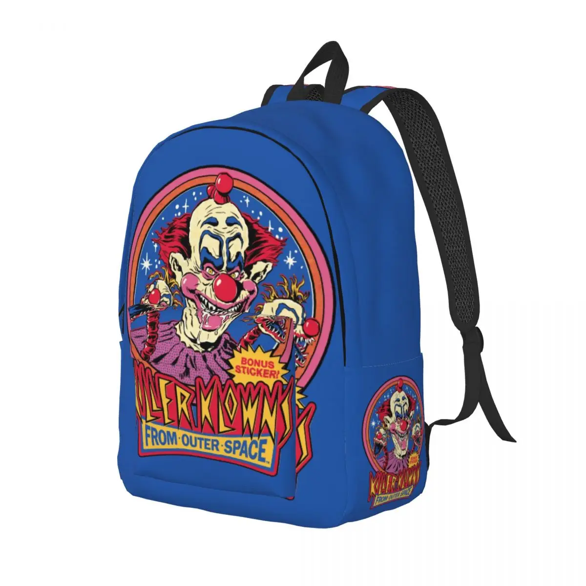 Killer Klowns From Outer Space Wax Pack Backpack for Men Women Casual Student Hiking Travel Daypack College Canvas Bags Gift