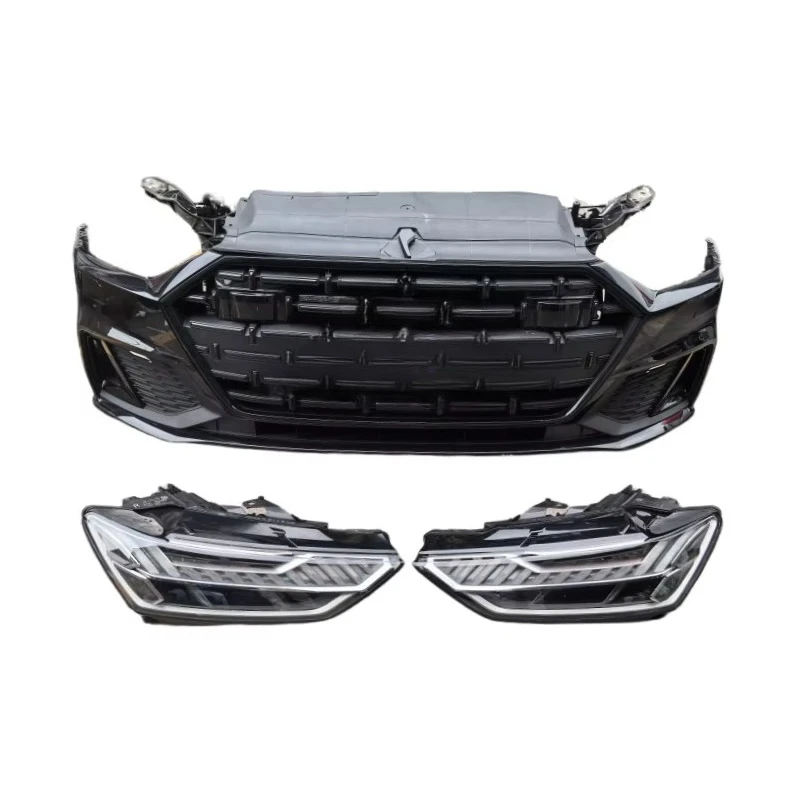 

2024 Original High Quality STL A7 Front Bumper with Radiator and Headlights Second-Hand for Body Kit Replacement