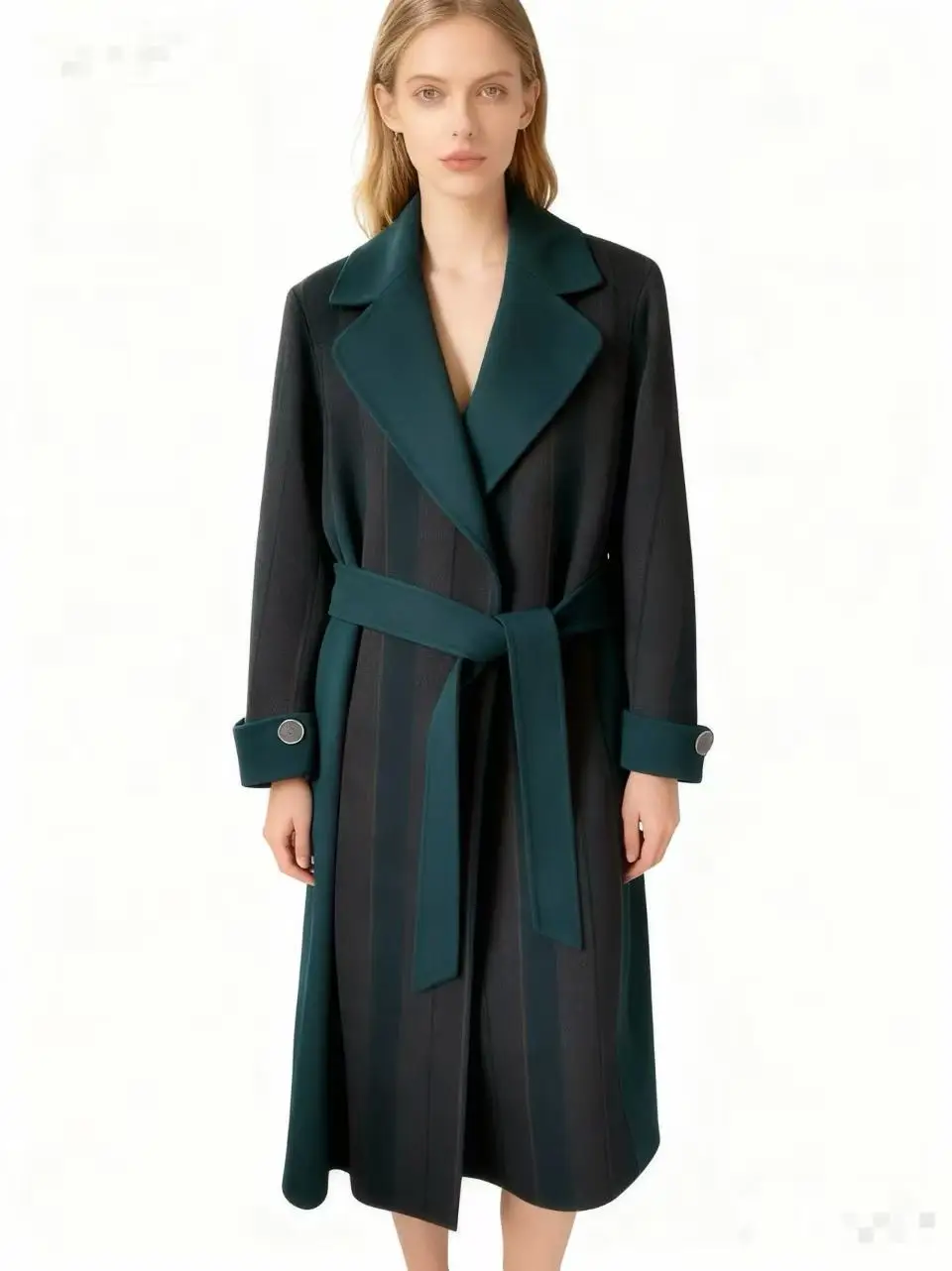 

New Arrival 2025 Winter Outerwear Women's Clothing Wool Long Coat Two-way Wearable Coats