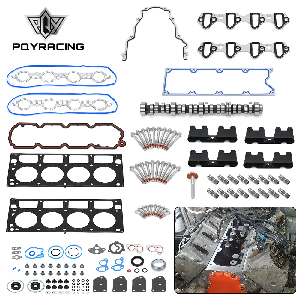 AFM DOD Camshaft Gasket Set Bolts Lifters For 2007-2013 Chevy Silverado GMC 5.3L Gen IV Truck/SUV Engines 12589226 19258707