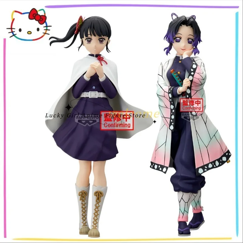 

In Stock Original BANPRESTO Demon Slayer SHINOBU KOCHO Tsuyuri Kanao 22cm 2025 New Animation Figure Ornaments