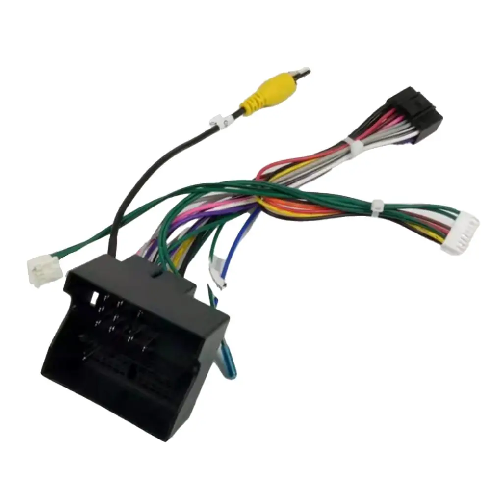 

16pin Car Radio Stereo Wiring Harness Cable Adapter For Android For C4 For 3008 Car Stereo Wire Harness Connector
