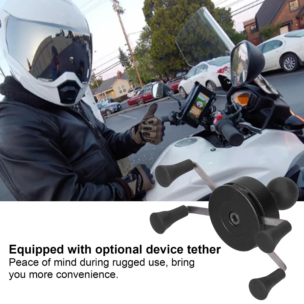 

Держатель для мобильного телефона от 4 до 6,5 дюймов, черный держатель, универсальный комплект для модификации крепления, модификация руля