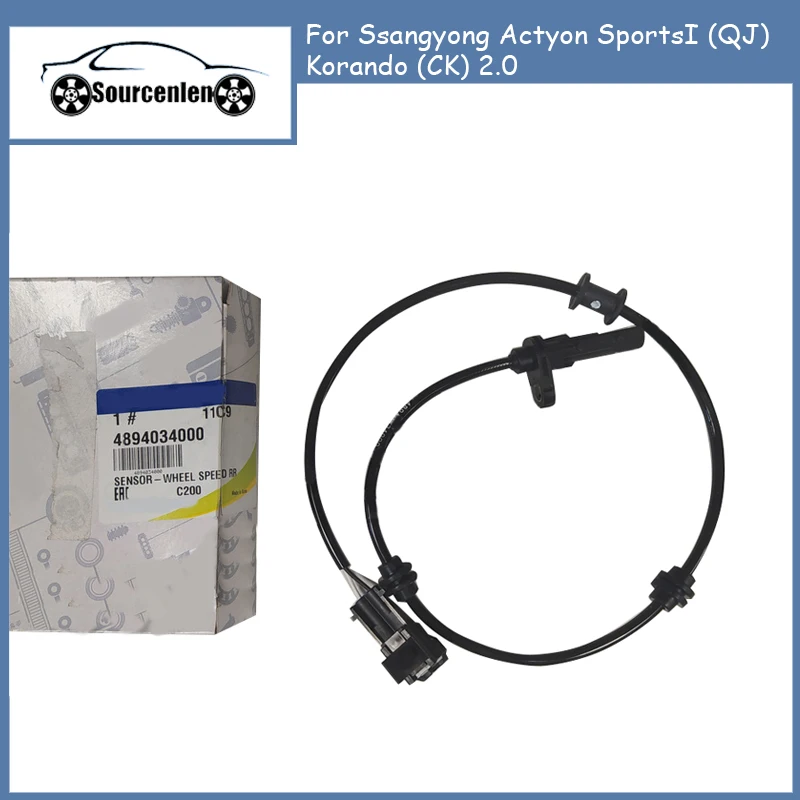 

Original Wheel Speed Sensor 48940-34000 4894034000 For Ssangyong Actyon SportsI (QJ) Korando (CK) 2.0