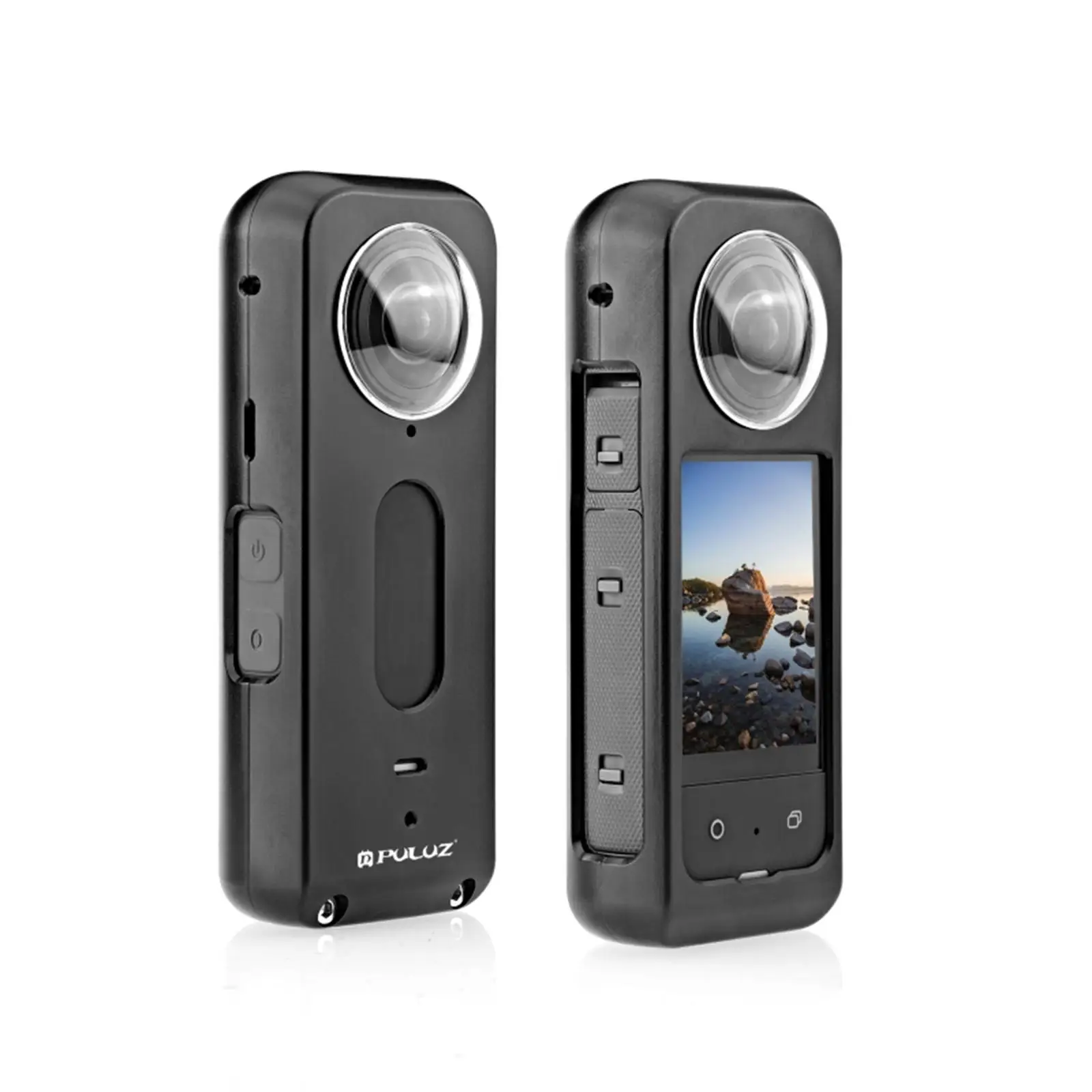 

Camera Protective Cover Case, Lightweight, Lens Guard, Compact, 1/4 Screw Hole Portable Aluminum Alloy Bracket Mount for x3