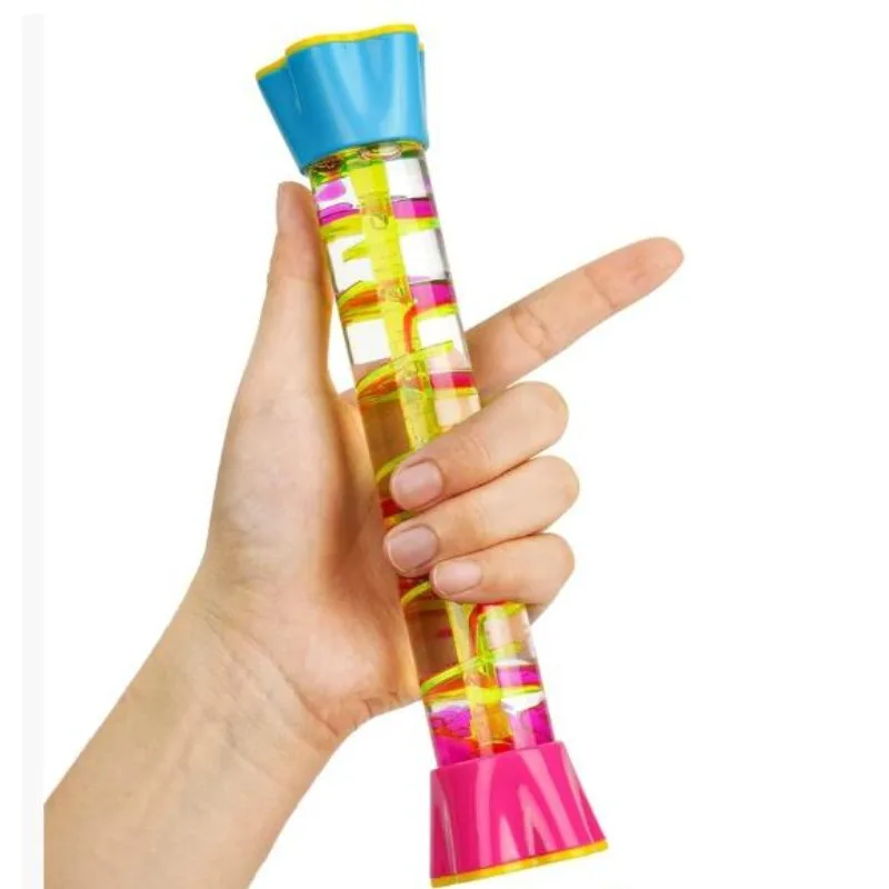Sablier colonne centrale plateau tournant goutte d'huile sablier gelée couleur loisirs Daze fuite d'huile artisanat de décoration tours de magie jouets de magie