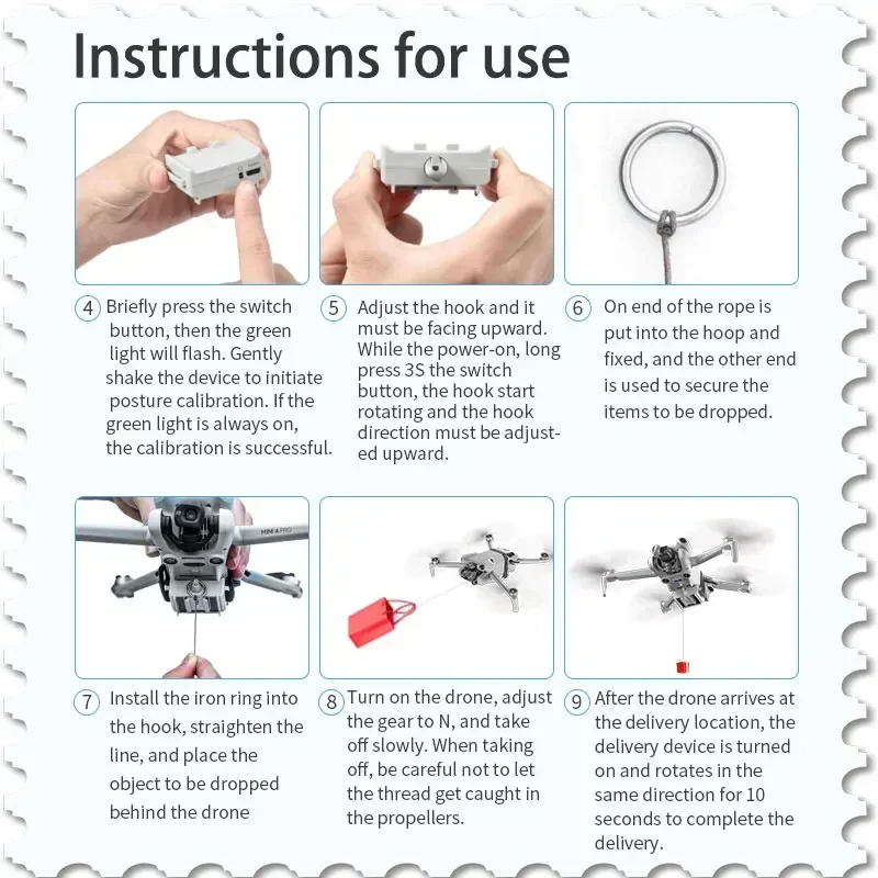 نظام إسقاط طائرة بدون طيار ل DJI Mini 4 Pro ، Air 2S ، Mavic Air 2 ، اقتراح الزفاف ، جهاز نقل القاذف مع ملحق معدات الهبوط