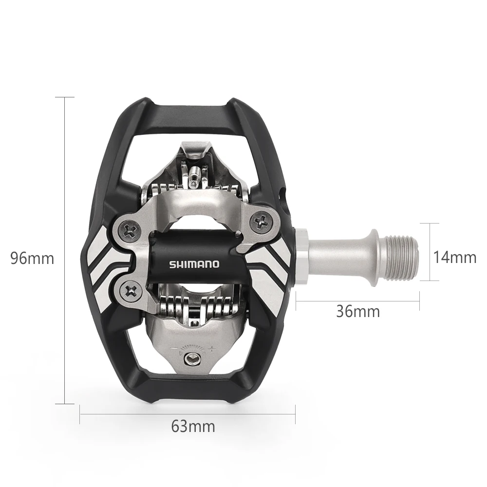 Shimano DEORE XT PD-M8020 MTB Bike Pedals SPD Self-Locking Pedal for Mountain Bike With SM-SH51 Skid Plate New Original Parts