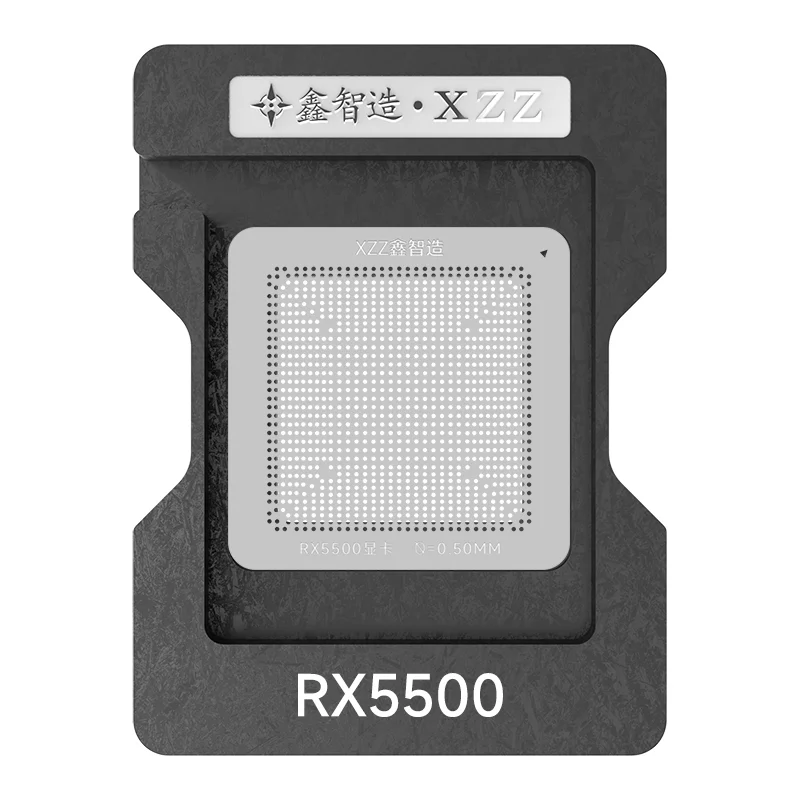 1Pcs XZZ CPU solder paste/ball stencil for for RX5500 Alder Lake-N Q1XW SRMDR A990SA-A1 TA990SA-A1 GTX950 GTX960 ZED-F9K-30A-55