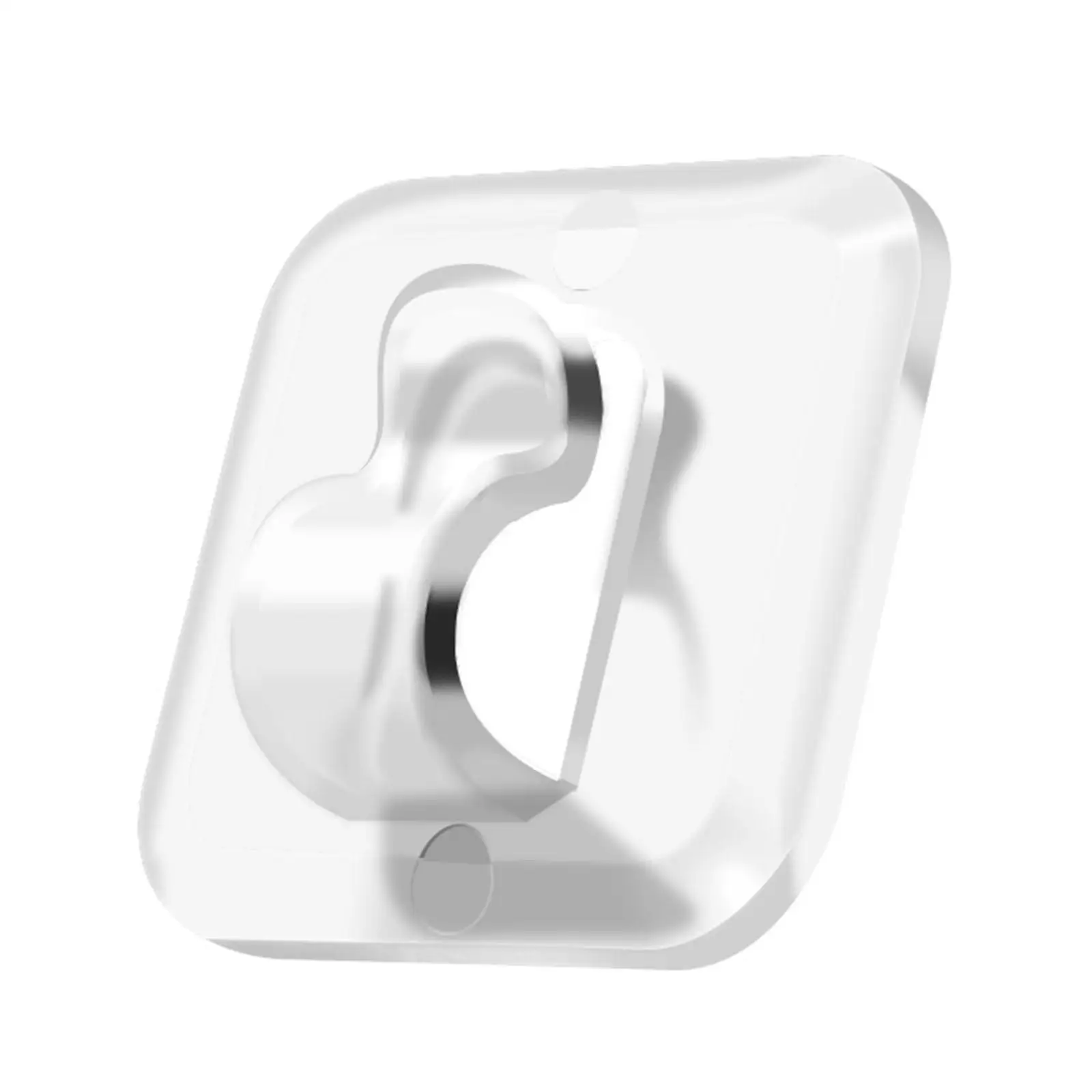 Sticky Cable Clips Compact Plastic Wire Holders Clear Cable Organizers for Under Desk Workspace
