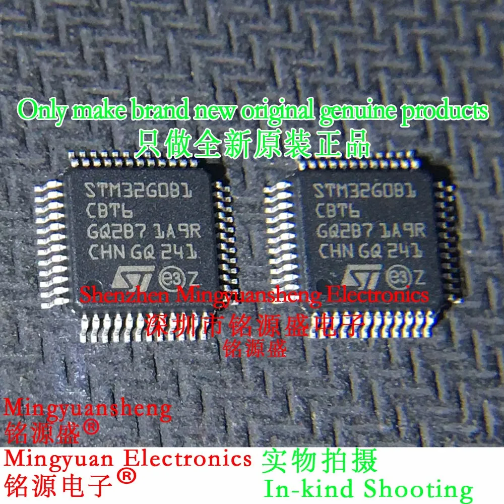 

Mingyuansheng Brand New Original Genuine Stm32G0B1Cbt6 Stm32G0B1 Package Lqfp48 Arm Microcontroller Microcontroller Ic Chip