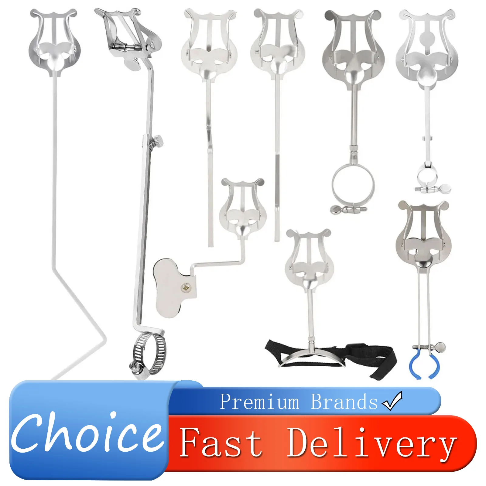 IRIN Music Stand Clarinet Trumpet Flute Winds Saxophone Baritone Portable Marching Sheet Music Stands Musical Instruments Parts