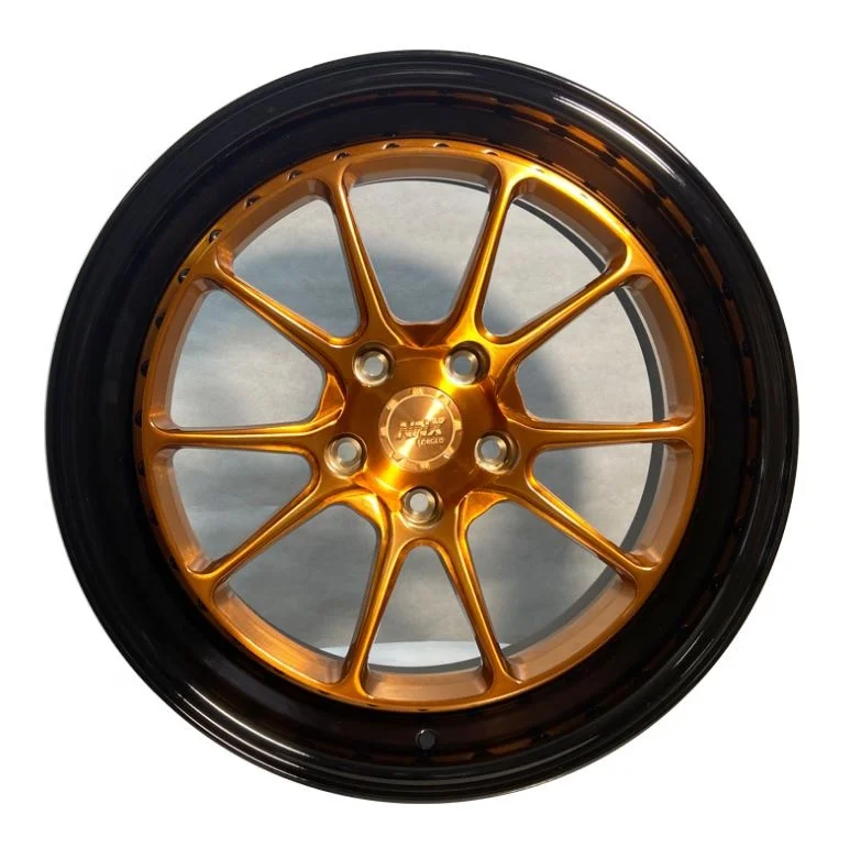

Gold and Black Finish Forged 21 22 Inch Wheels Alloy Rims for Passenger Car Tires