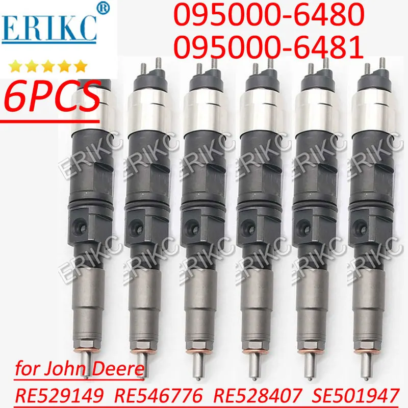 

095000-6481 Diesel Fuel Injector 095000-6480 DZ100221 Common Rail Nozzle For DENSO John Deer RE529149 RE546776 RE528407 SE501947