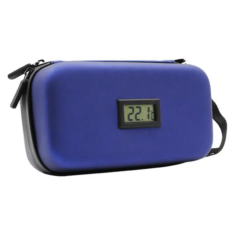 InsulinCooler Bag Portable Mini Travel InsulinCooling Case Medical Heat Insulation Pouch Diabetic Supplies Temperature Display