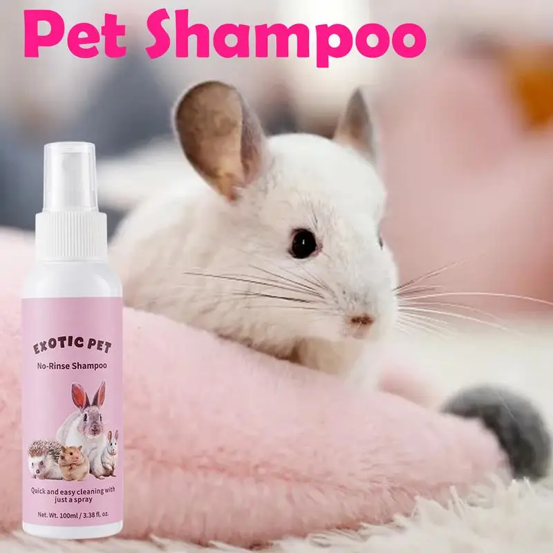 Dog Dry Shampoo 100ml Sensitive Dog Shampoo Dog Shampoo No Rinse Cat Shampoo Spray Cats Puppies Shampoo And Conditioner Moisturi