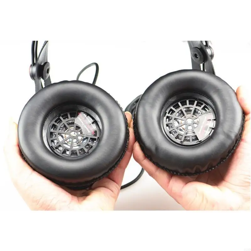 J1HD 弾性レザー素材のヘッドバンド ビーム Superlux HD-681B ヘッドフォン用