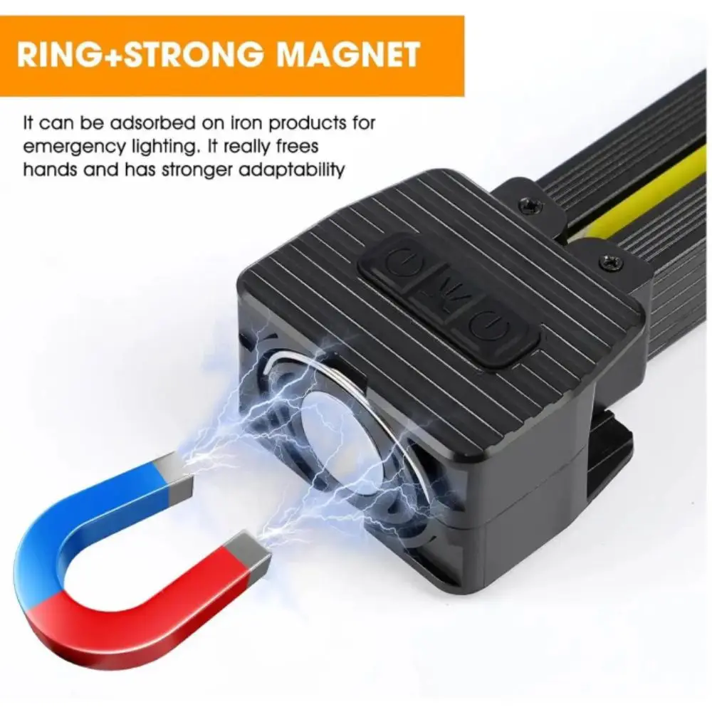 

Dimming Function Foldable Led Work Light Waterproof Design Adjustable Brightness Rechargeable Working Light Rotation Magnetic