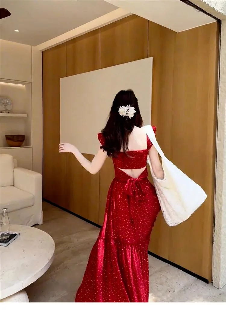 Vestidos Sin Mangas Vestido De Mujer Cumpleaños Mujer Verano Satén Con Cuello En V Correa De Espagueti Una Línea Ajustable Vacaciones Resort Vacaciones Y2K