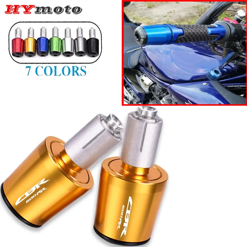 For Honda CBR600RR 2003 2004 2005 2006 2007 2008 2009 2024 2025 Motorcycle CNC Handle Bar Handlebar Grips Cap End handle Plugs