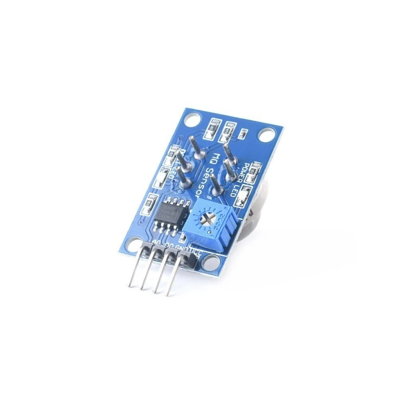 2 Pack MQ-2 Gas Sensor Detector Module for Smoke LPG Butane Hydrogen - Bulk Quantity Sensing Module for Home Safety
