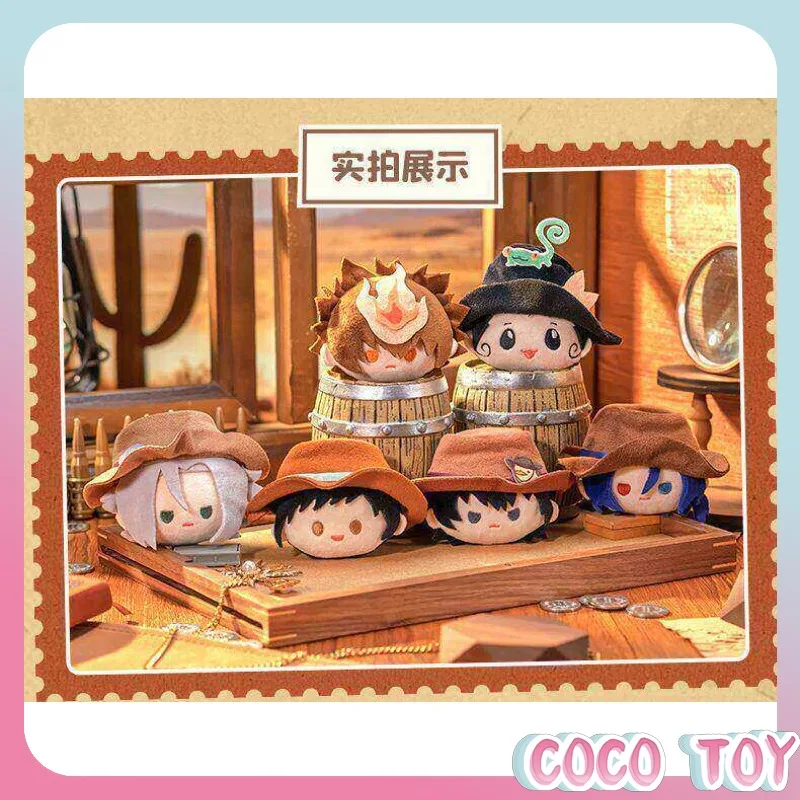 

In Stock Official Hitman Reborn Western Cowboy Cute Plush Badge & Doll Blind Bag, Trendy Collectible Itabag Accessory for Itabag