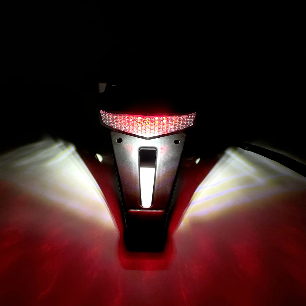 For Bobber Enduro Dirt Bike Universal Turn Signal Light Motorcycle ATV LED Rear Tail Signal Lamp Brake Stop Indicator
