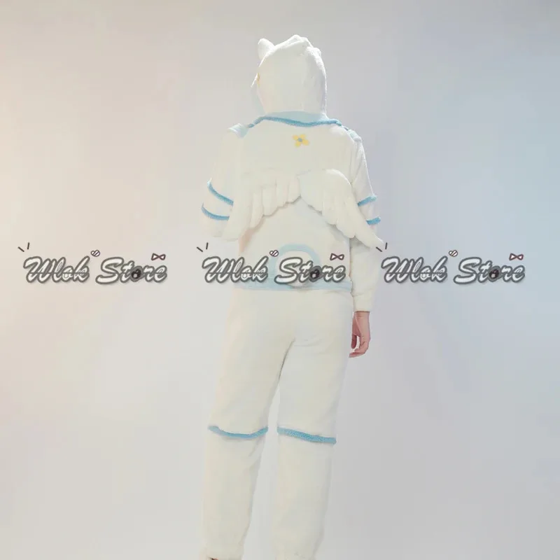 

zizi 2025 Love and Deepspace Cosplay Space Dreamers Costume Rafayel Xavier Fluffy Pajamas Jumpsuits Men Woman Halloween Party Ro