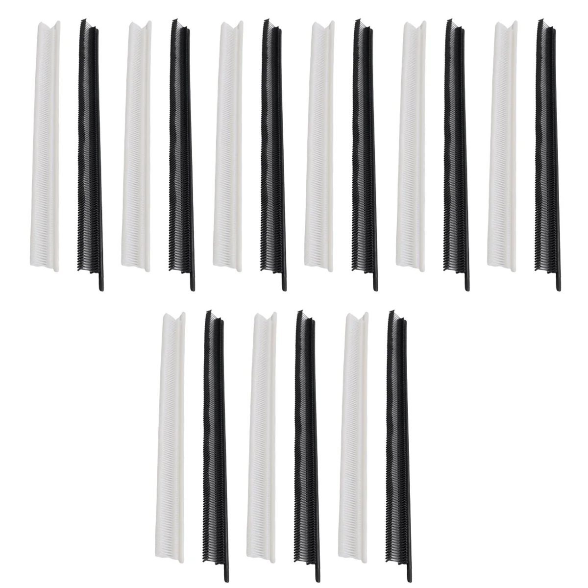2000Pcs Mini Tag Kit,0.5cm Garment Tag Barb Attachment Price Tags 1000Pcs Black Fasteners and 1000Pcs White Fasteners HY