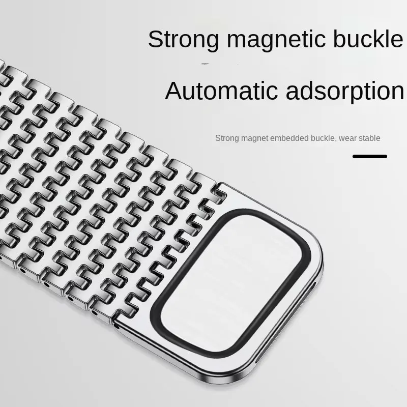 سوار مغناطيسي لساعة جالاكسي الترا 2025 حزام عمل من الفولاذ المقاوم للصدأ لساعة سامسونج جالاكسي الترا 1 2 47 ملم كوريا