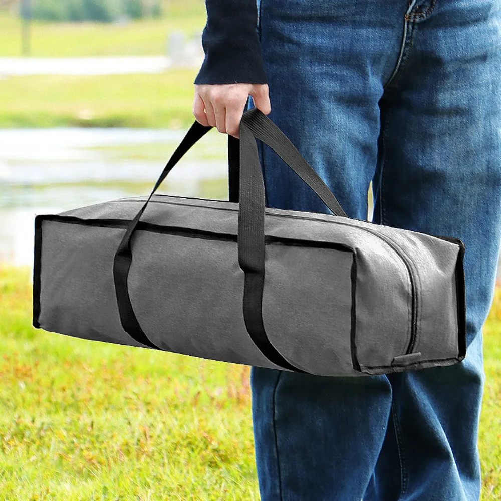 Large Folding Table Chair Holder Bag Multisizes Oxford Cloth Canvas Canopy Pole Bag Grey Storage Tool Bag Outdoor Supplies