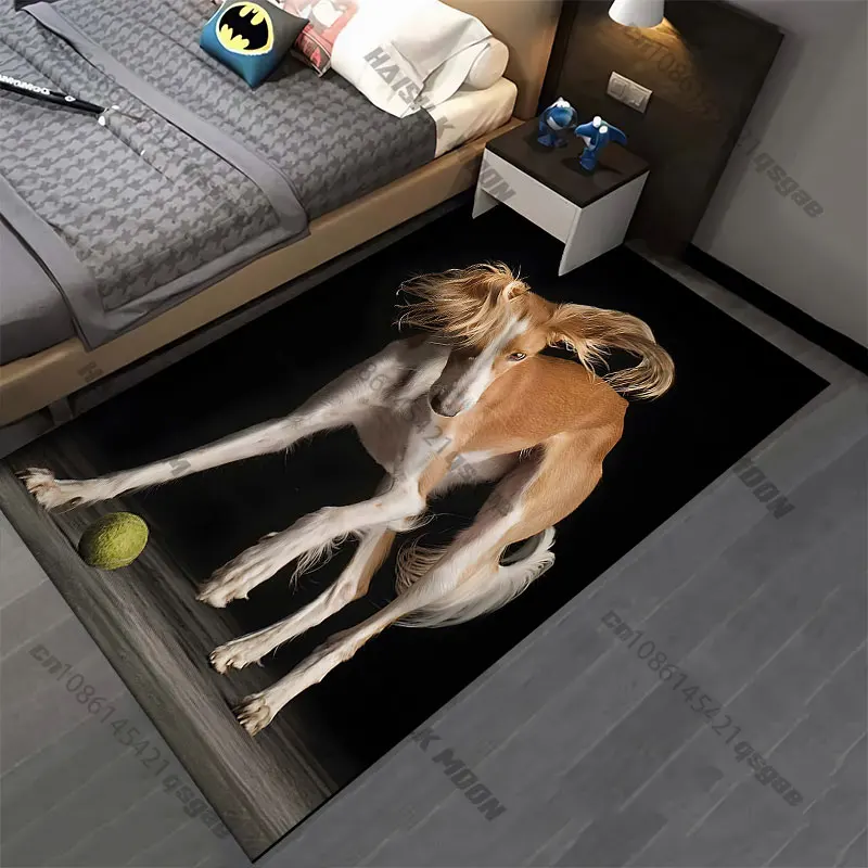 Elegant long-haired dogcarpet Yoga living room room decor children's crawling mat doormat area rug games floor mat