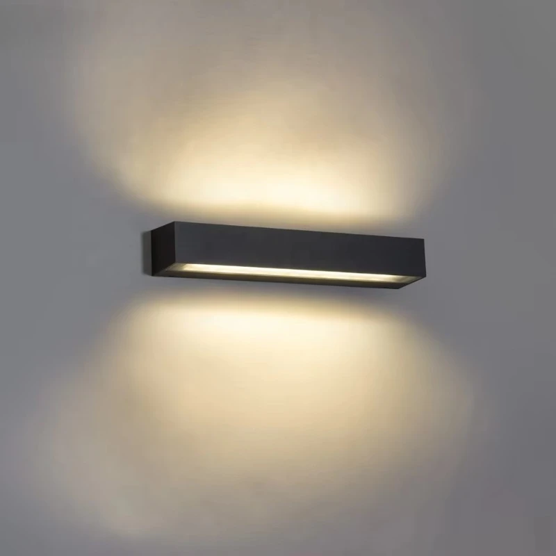 Aluminum Rectangle Wall Light Emitting Diode IP65 Waterproof Outdoor Wall Light Garden Corridor Terrace Corridor