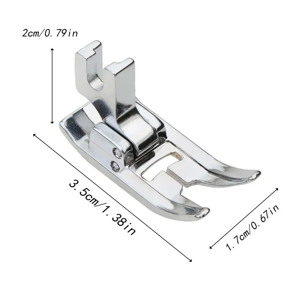 Low Shank Zig Zag Foot Steel Household Sewing Machine Parts Presser Foot Set for Home Stitching