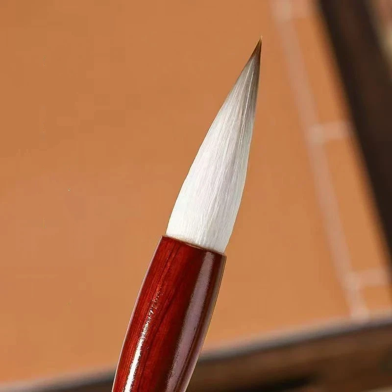 Official Script  Woolen Hair Writing Brush Yan Ou Regualr Running Script Calligraphy Brush Seal Script Chinese Brush Set