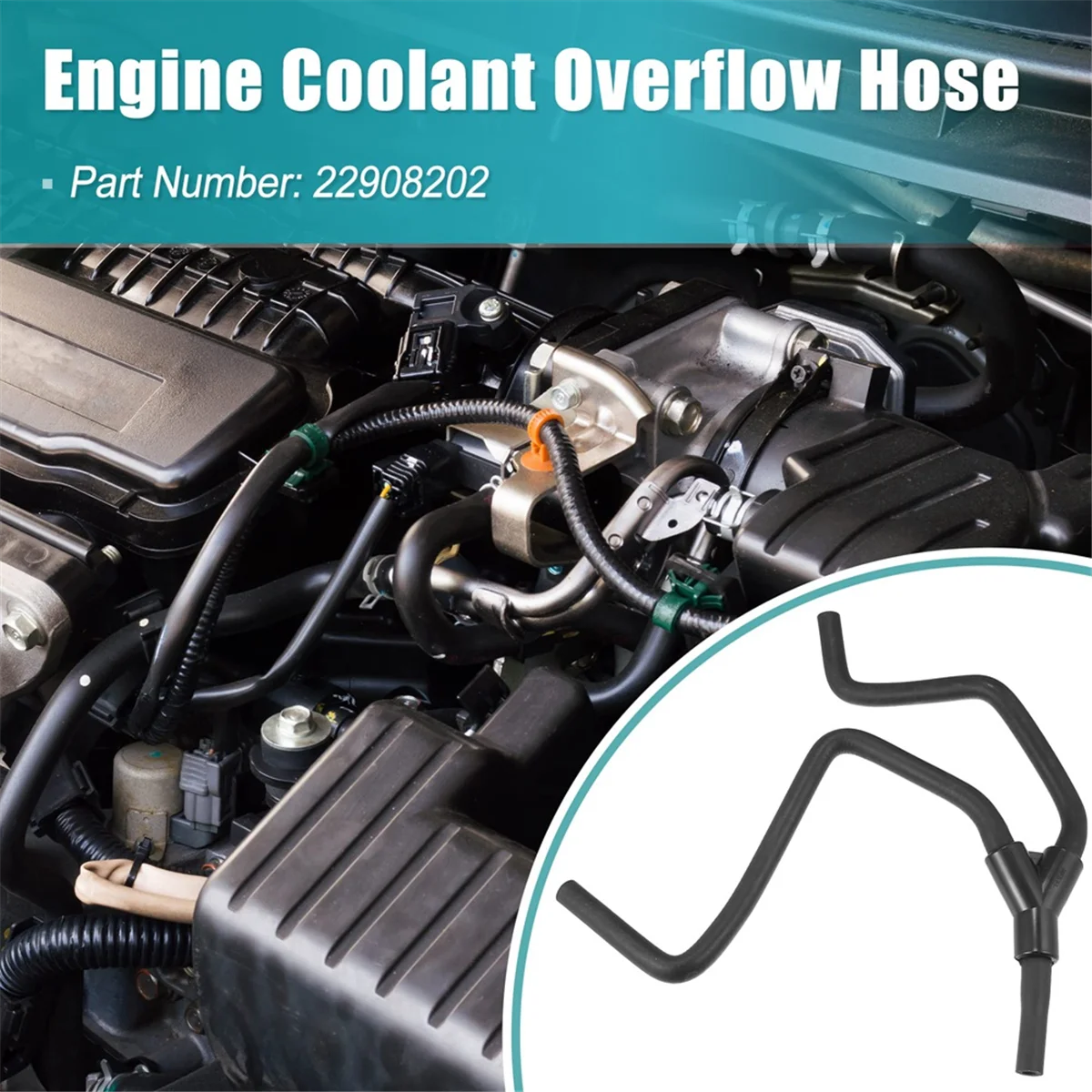 N29R_Radiator Hose Deputy غلاية أنابيب المياه لشروليه كامارو #5