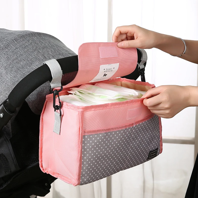 CUBY 2022 Baby stroller hanging bag storage bag multifunctional baby bottle water cup holder baby stroller hanging bag storage