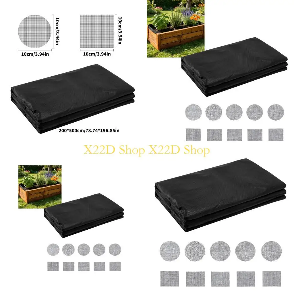 X22D Thickened Horticultural Fabric Aeration Pad for Potting Soil Plant Cultivation