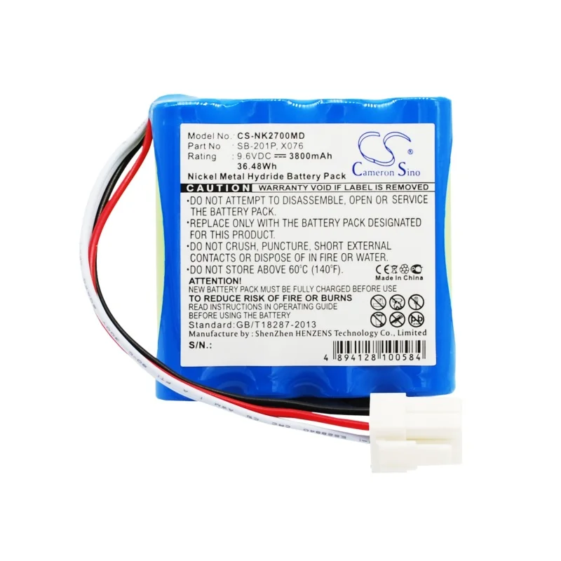 

Cameron Sino 9.6V 3800mAh Medical Battery SB-201P X076 for Nihon Kohden PVM-2700 PVM-2703 PVM-2701 Monitor +TOOL