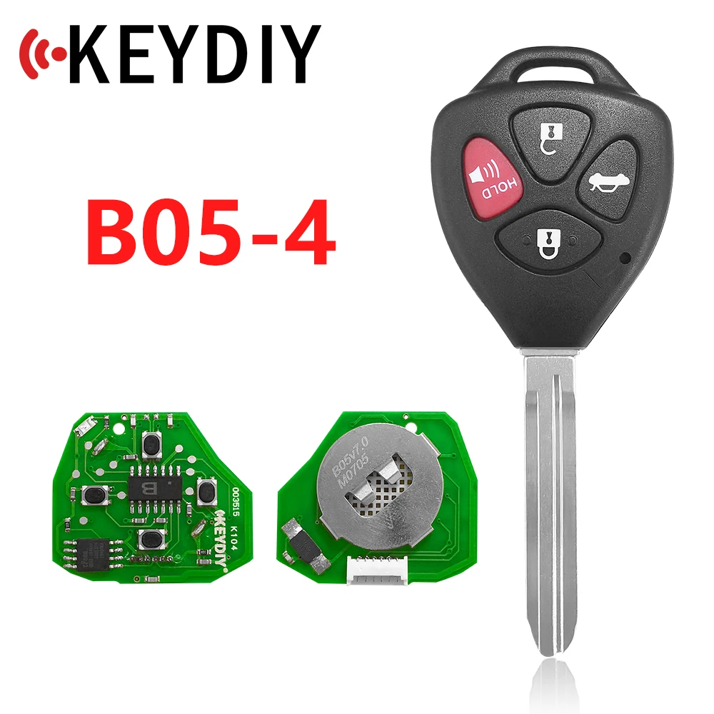 

KEYDIY B Series B05-4 4 Button Universal KD Remote Key for KD900/KD200/URG200 Key Programmer