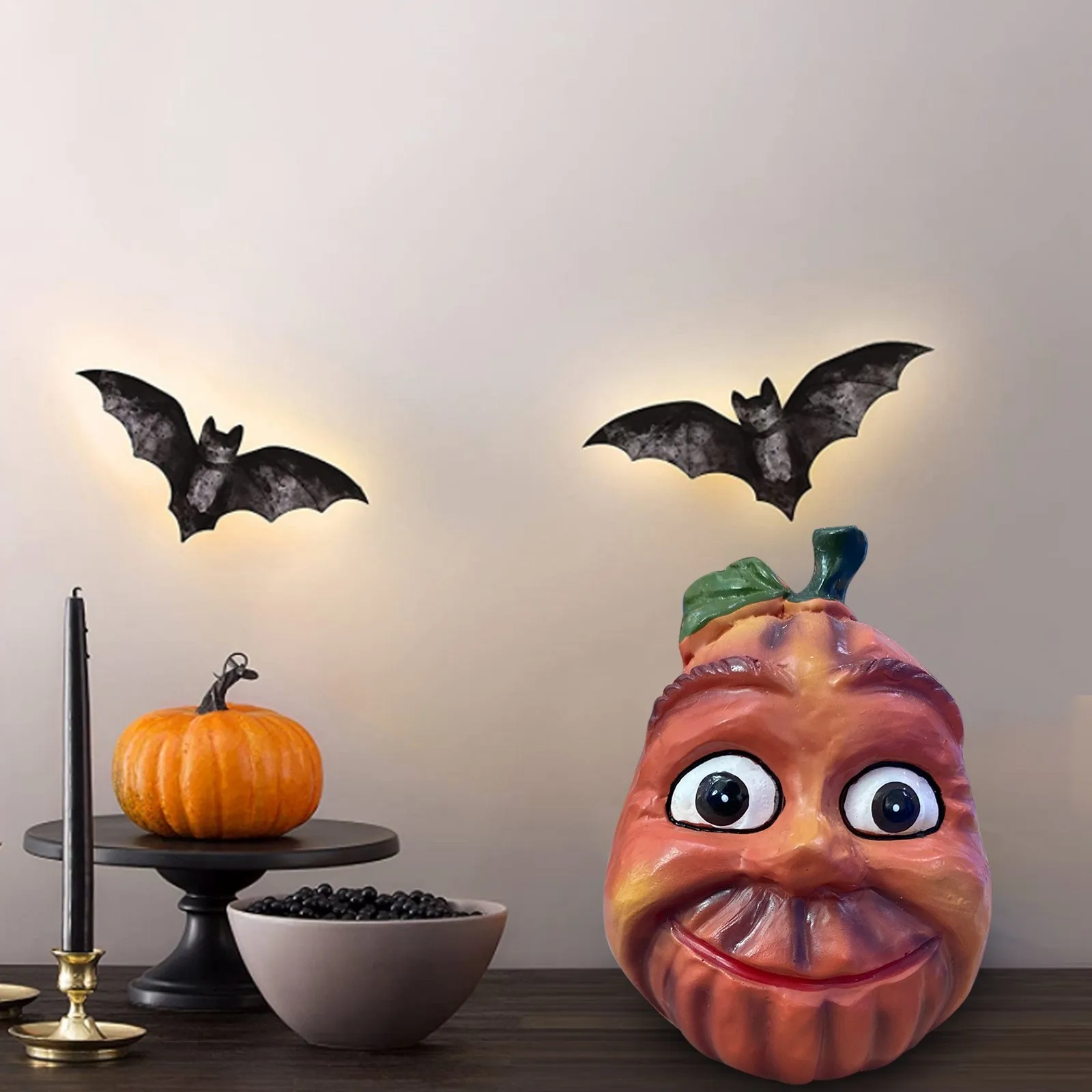 New Halloween Monster Halloween Pumpkin Decoration Venue Layout Props Pumpkin Gift Halloween Decoration Garden Ornament Gift