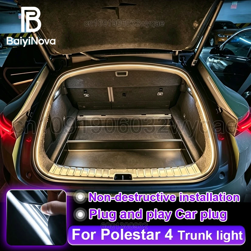 Interior Photography Lighting - Polestar 4 İçin Araç Bagaj Işık